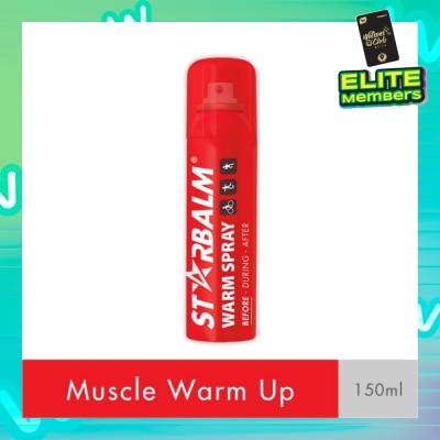 STARBALM Warm Spray (One Spray Maximum Impact + Stimulate Blood Circulation & Improve Joint Flexibility) 150ml