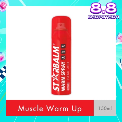 STARBALM Warm Spray (One Spray Maximum Impact + Stimulate Blood Circulation & Improve Joint Flexibility) 150ml