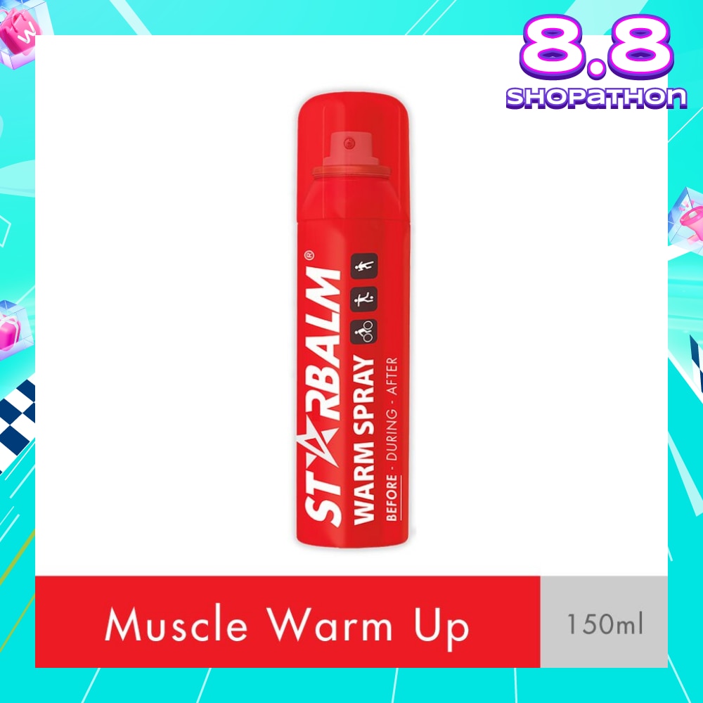Warm Spray (One Spray Maximum Impact + Stimulate Blood Circulation & Improve Joint Flexibility) 150ml