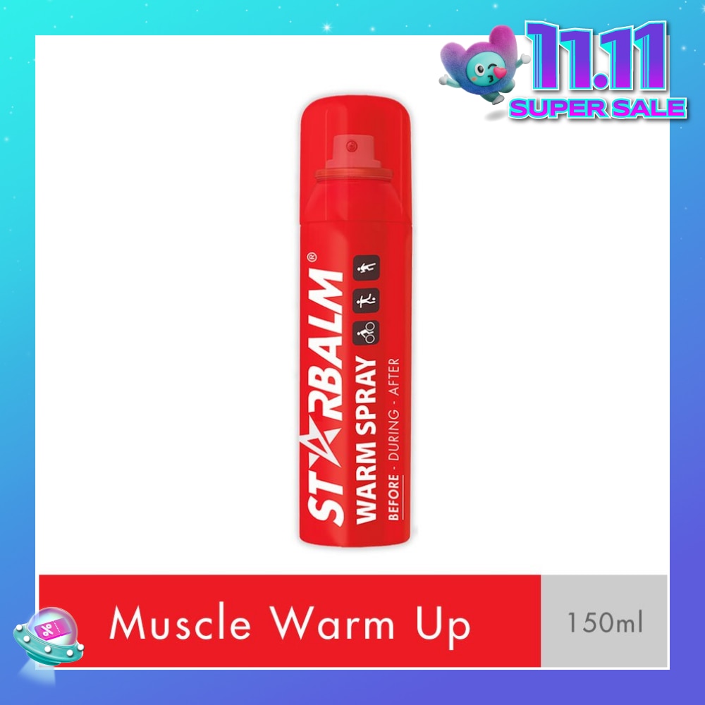 Warm Spray (One Spray Maximum Impact + Stimulate Blood Circulation & Improve Joint Flexibility) 150ml