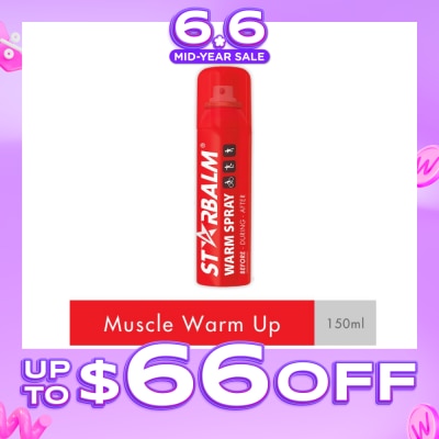 STARBALM - Warm Spray (One Spray Maximum Impact + Stimulate Blood Circulation & Improve Joint Flexibility) 150ml