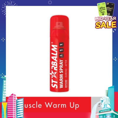 STARBALM Warm Spray (One Spray Maximum Impact + Stimulate Blood Circulation & Improve Joint Flexibility) 150ml