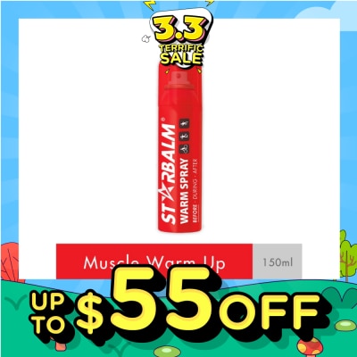 STARBALM Warm Spray (One Spray Maximum Impact + Stimulate Blood Circulation & Improve Joint Flexibility) 150ml