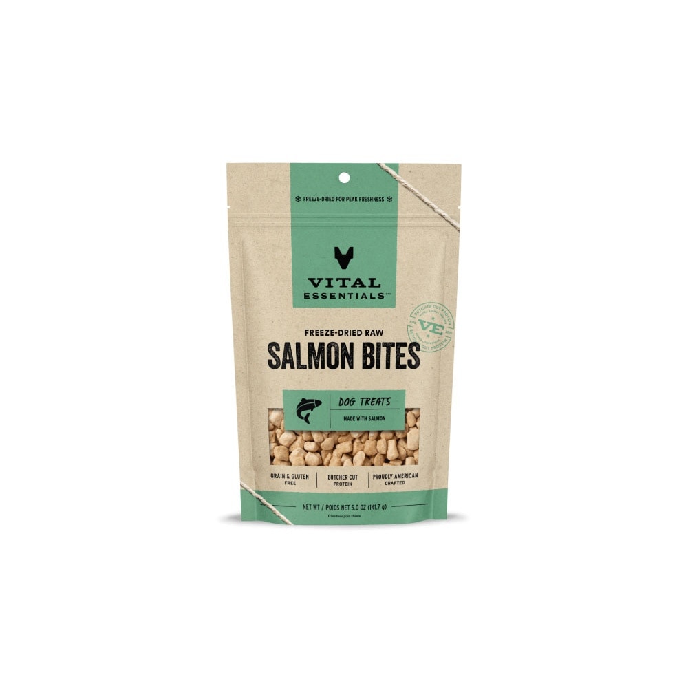 Freeze-Dried Salmon Bites Dog Treats 5oz