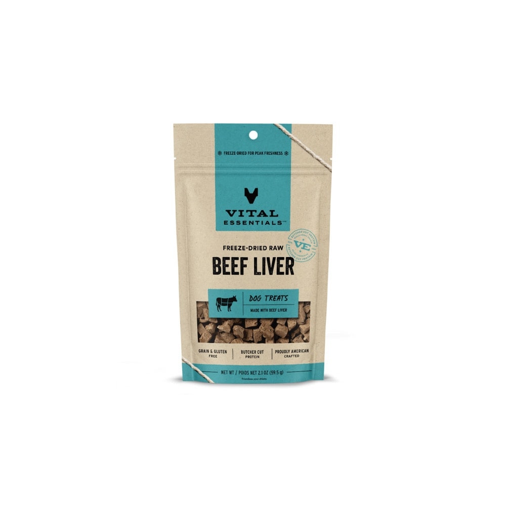 Freeze-Dried Beef Liver Dog Treats 2.1oz