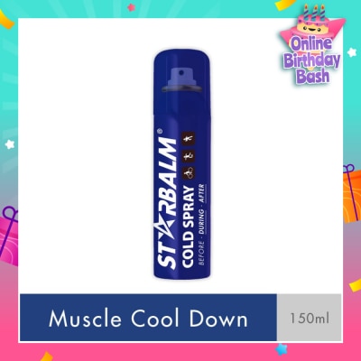 STARBALM Cold Spray (One Spray Maximum Impact + Accelerate Recovery & Decrease Muscle Soreness)150ml