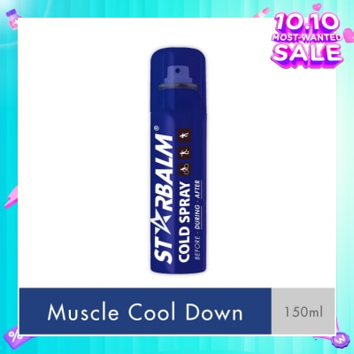 STARBALM Cold Spray (One Spray Maximum Impact + Accelerate Recovery & Decrease Muscle Soreness)150ml