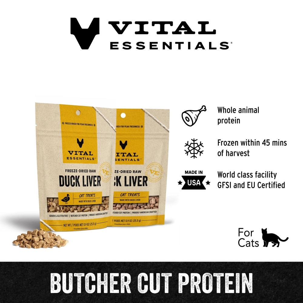 Freeze-Dried Ahi Tuna Cat Treats 0.9oz x 2s