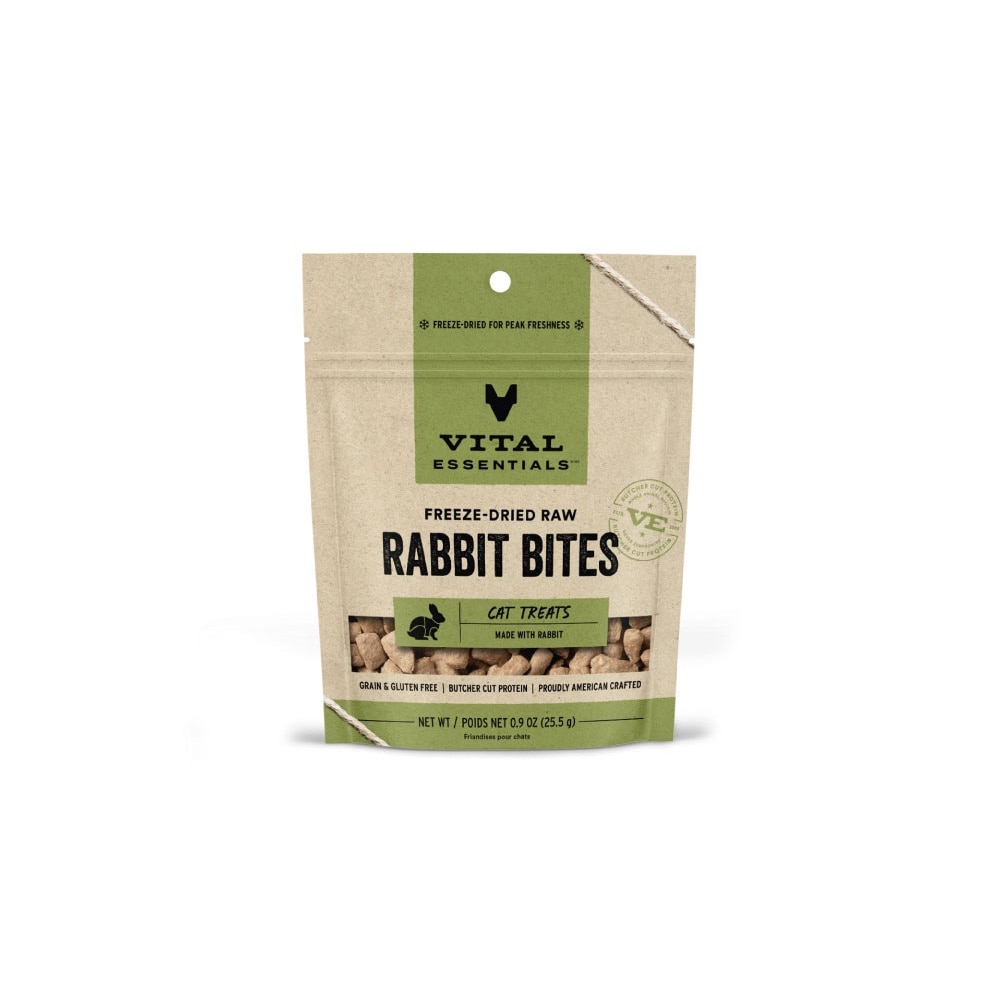 Freeze-Dried Rabbit Bites Cat Treats 0.9oz x 2s