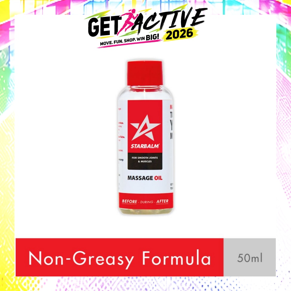 Massage Oil (Quick Absoprtion Rate + Reduce Muscle Tension + Non Greasy) 50ml image