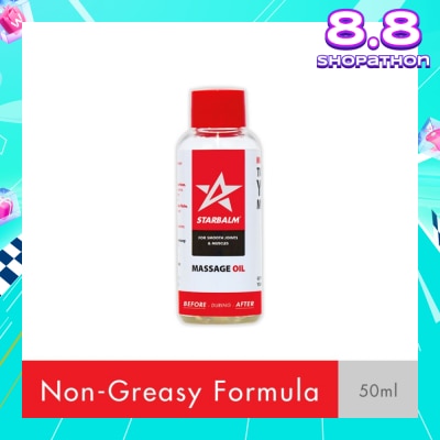 STARBALM Massage Oil (Quick Absoprtion Rate + Reduce Muscle Tension + Non Greasy) 50ml