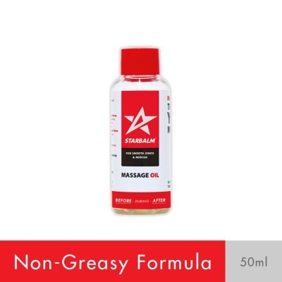 STARBALM Massage Oil (Quick Absoprtion Rate + Reduce Muscle Tension + Non Greasy) 50ml