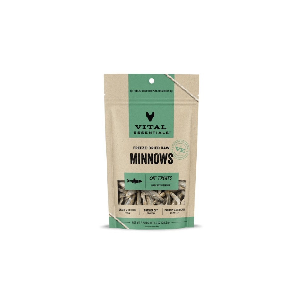 Freeze-Dried Minnows Cat Treats 1oz x 2s