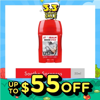 STARBALM Warm Stick (Increase Blood Circulation + Reduce Muscle Tension) 50ml