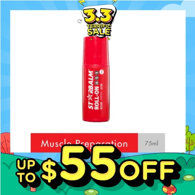 STARBALM Warm Roll-On (Increase Blood Circulation + Reduce Muscle Tension) 75ml
