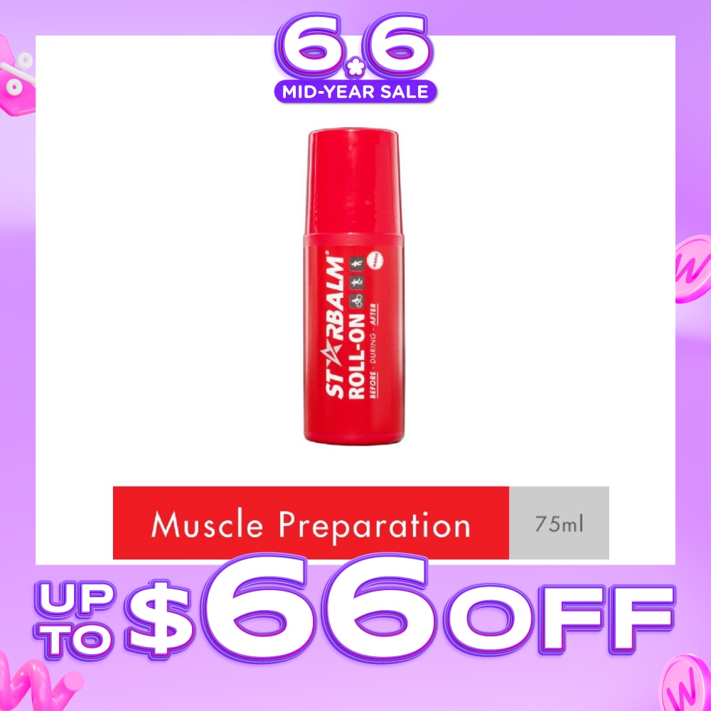 Warm Roll-On (Increase Blood Circulation + Reduce Muscle Tension) 75ml