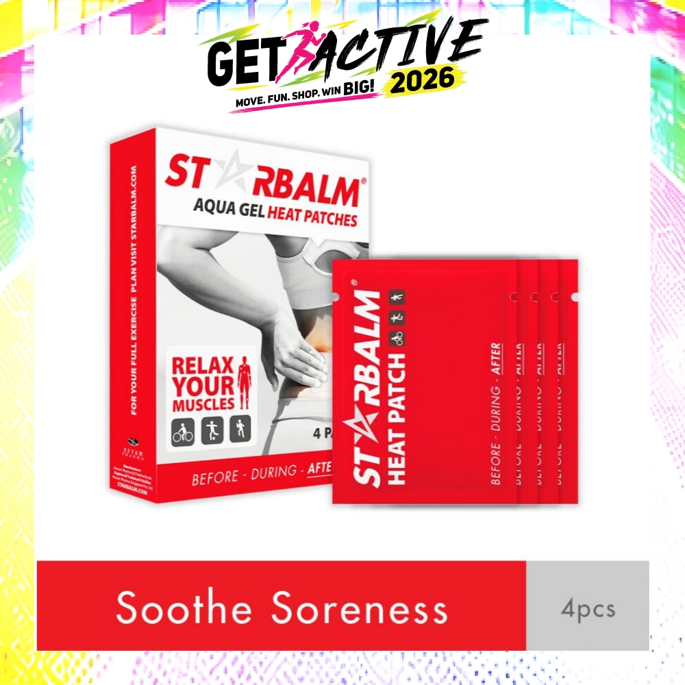 Aqua Gel Heat Patch (Soothe Muscles Soreness + Reduce Muscle Tension) 4s image