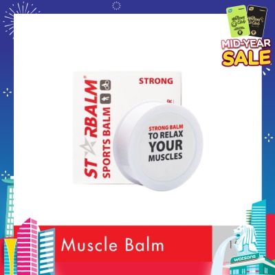 STARBALM Sports Balm Strong White (Increase Blood Circulation + Reduce Muscle Tension) 10g