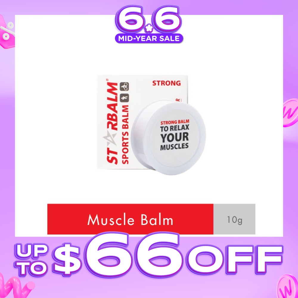 Sports Balm Strong White (Increase Blood Circulation + Reduce Muscle Tension) 10g