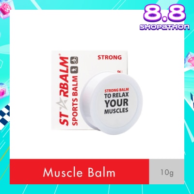 STARBALM Sports Balm Strong White (Increase Blood Circulation + Reduce Muscle Tension) 10g