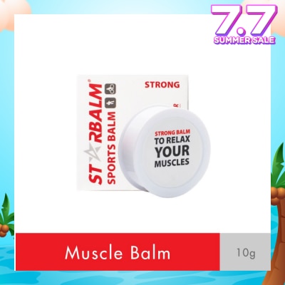 STARBALM Sports Balm Strong White (Increase Blood Circulation + Reduce Muscle Tension) 10g