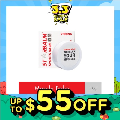 STARBALM Sports Balm Strong White (Increase Blood Circulation + Reduce Muscle Tension) 10g