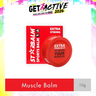 STARBALM - Sports Balm Extra Strong Red (Increase Blood Circulation + Reduce Muscle Tension) 10g (Expiry: Feb`2027) image