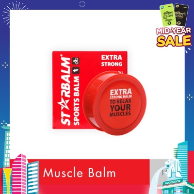 STARBALM Sports Balm Extra Strong Red (Increase Blood Circulation + Reduce Muscle Tension) 10g