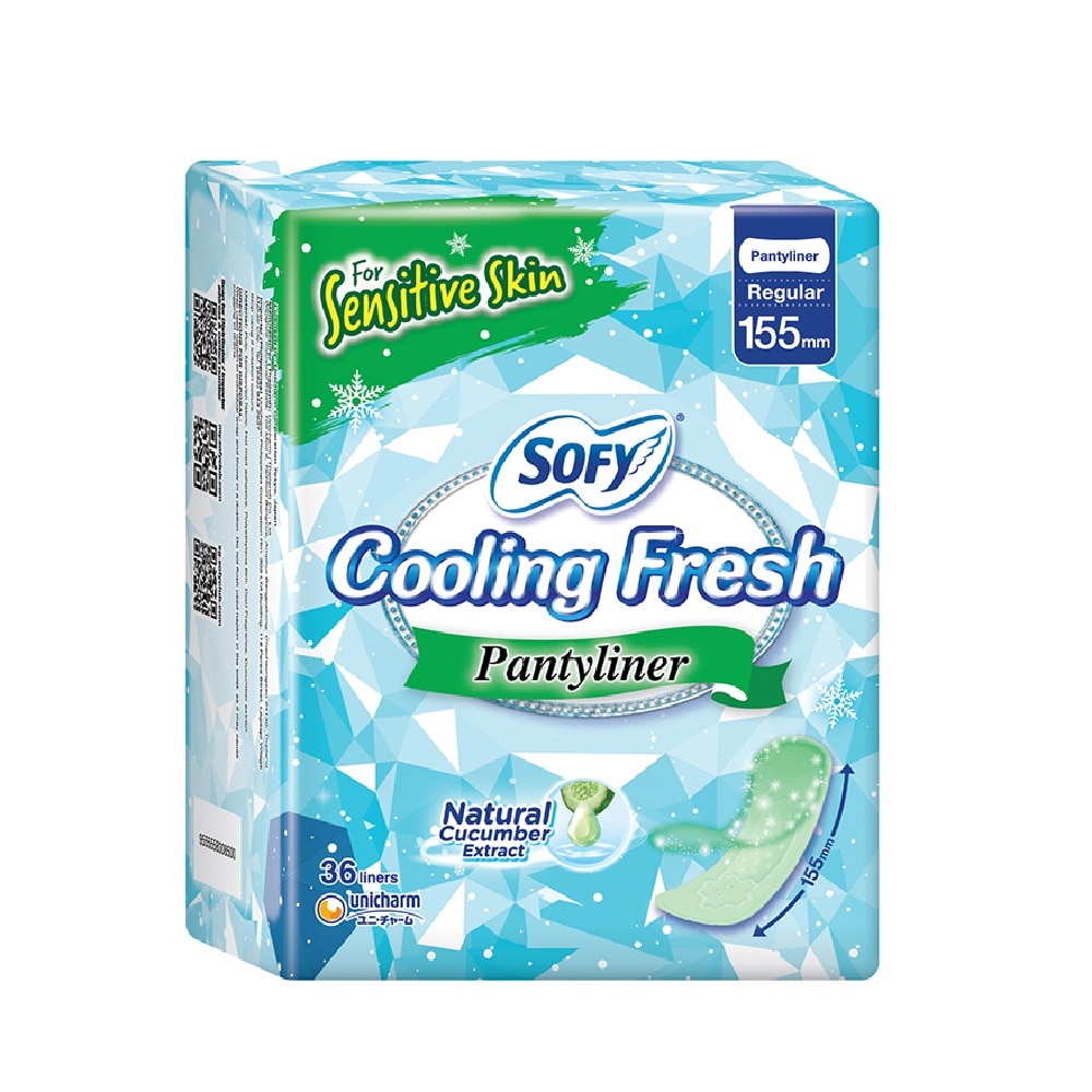 Cooling Fresh Cucumber Panty Liner 155mm 36s