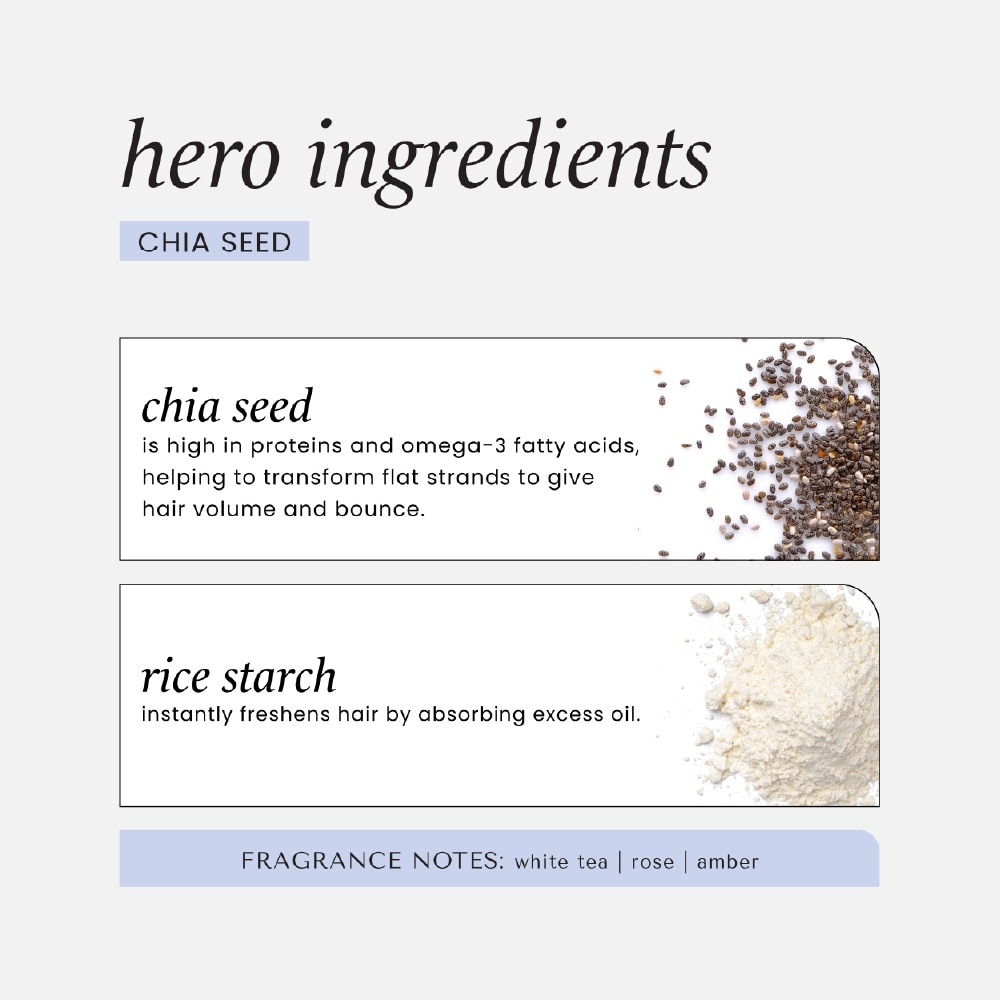 Chia Seed Volume Dry Shampoo 229g