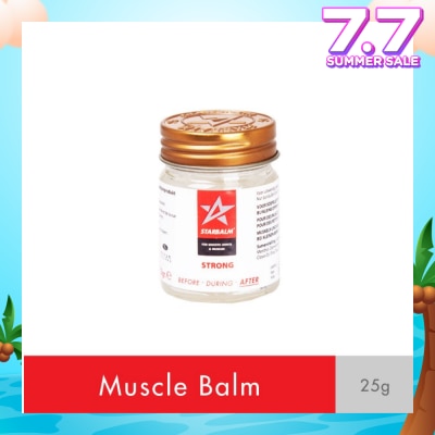 STARBALM Sports Balm Strong White (Increase Blood Circulation + Reduce Muscle Tension) 25g