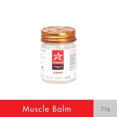 STARBALM Sports Balm Strong White (Increase Blood Circulation + Reduce Muscle Tension) 25g