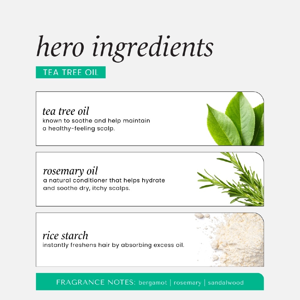 Tea Tree Invigorating Dry Shampoo 229g