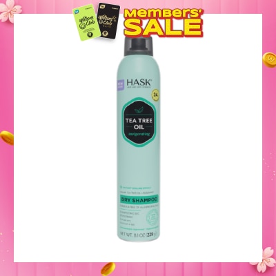 HASK Tea Tree Invigorating Dry Shampoo 229g