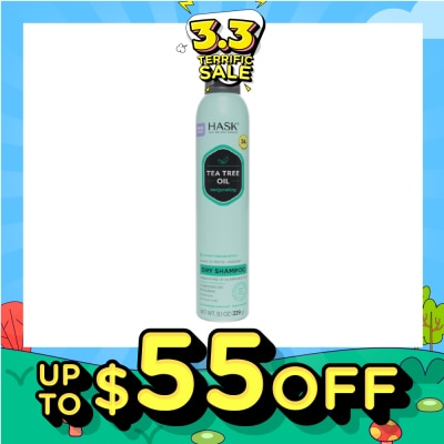 HASK Tea Tree Invigorating Dry Shampoo 229g