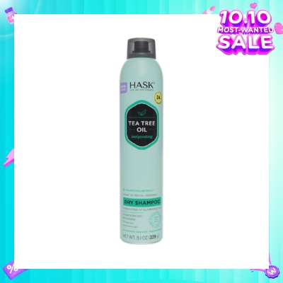 HASK Tea Tree Invigorating Dry Shampoo 229g