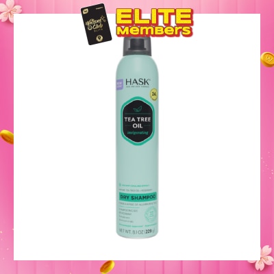 HASK Tea Tree Invigorating Dry Shampoo 229g