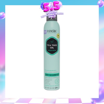 HASK - Tea Tree Invigorating Dry Shampoo 229g