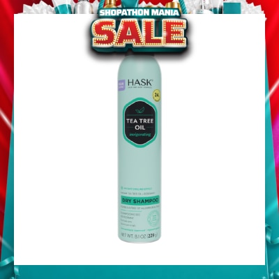 HASK - Tea Tree Invigorating Dry Shampoo 229g