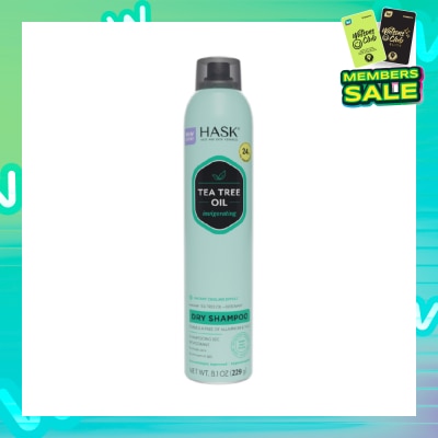 HASK Tea Tree Invigorating Dry Shampoo 229g
