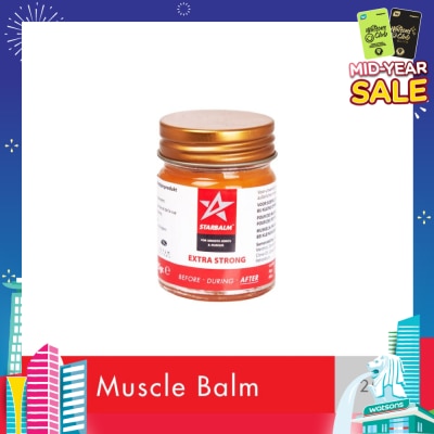 STARBALM Sports Balm Extra Strong Red (Increase Blood Circulation + Reduce Muscle Tension) 25g