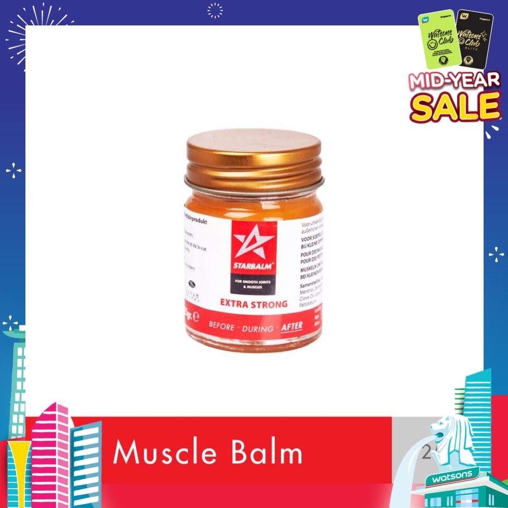 Sports Balm Extra Strong Red (Increase Blood Circulation + Reduce Muscle Tension) 25g