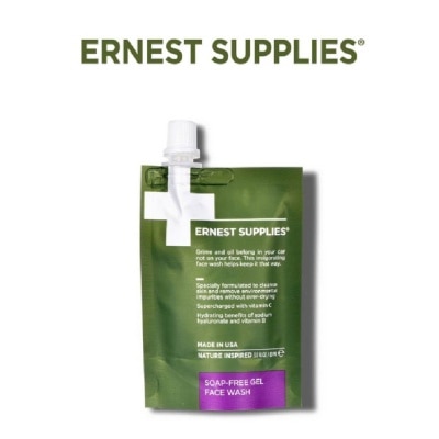 ERNEST SUPPLIES Nature Inspired Soap Free Gel Face Wash Tech Pack (Cleanse Skin and Remove Enviromental Impurities) 89ml