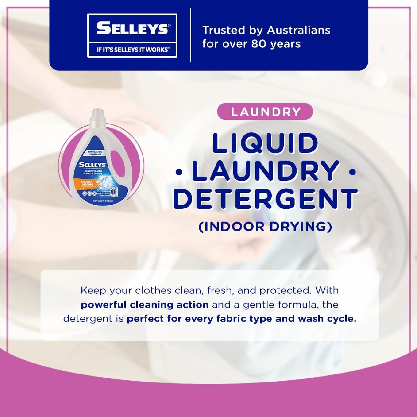 Liquid Laundry Detergent Indoor Drying 3kg