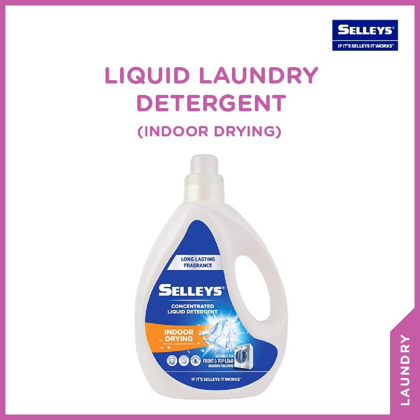 Liquid Laundry Detergent Indoor Drying 3kg