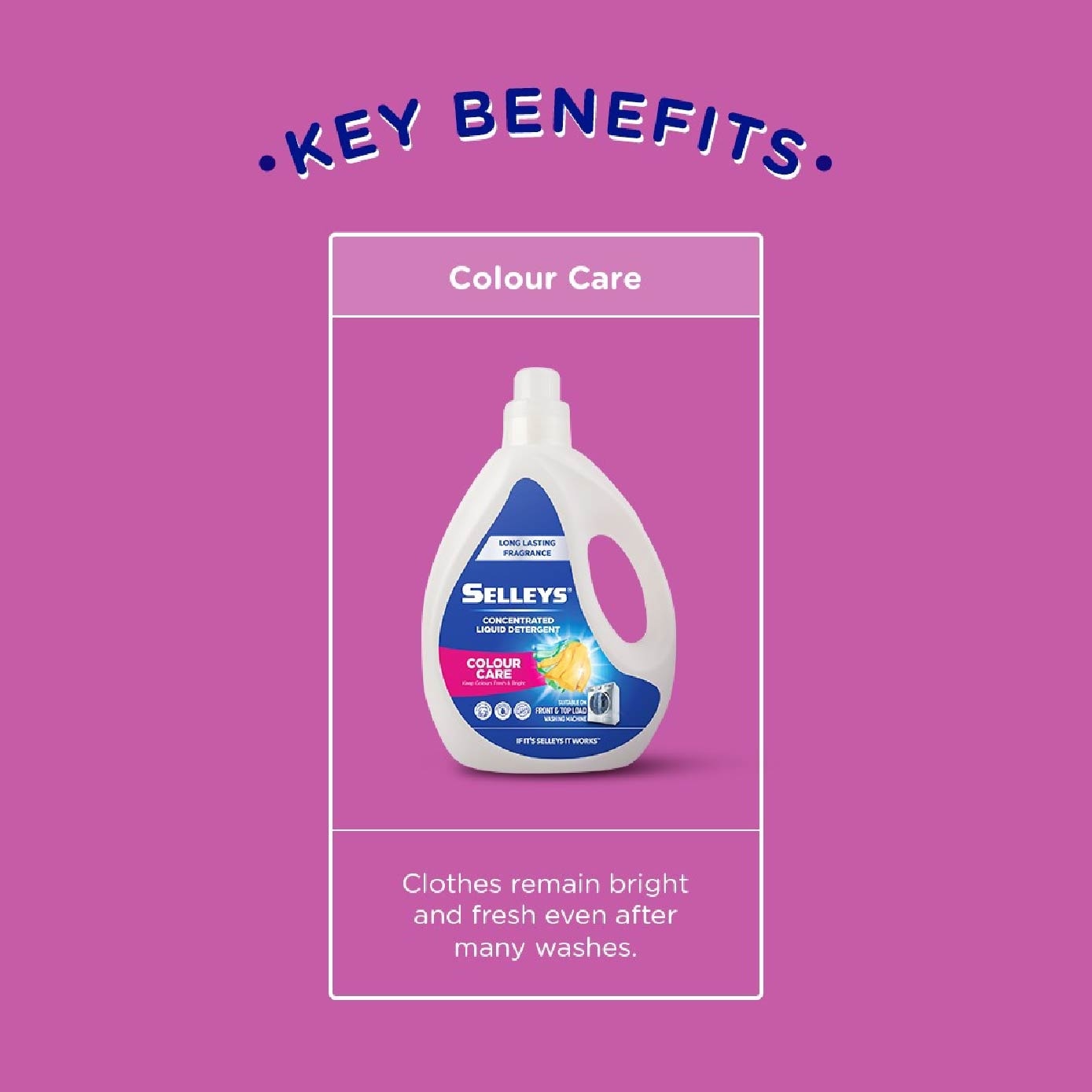 Liquid Laundry Detergent Colour Care 3kg