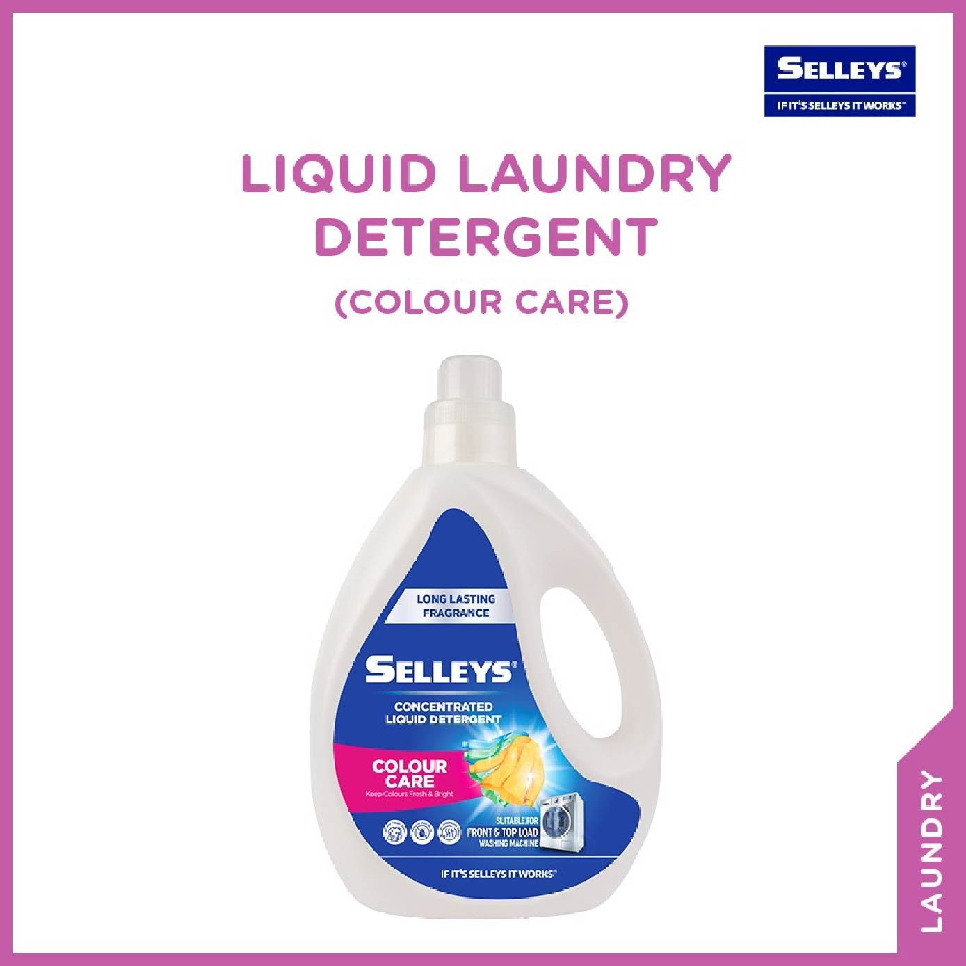 Liquid Laundry Detergent Colour Care 3kg