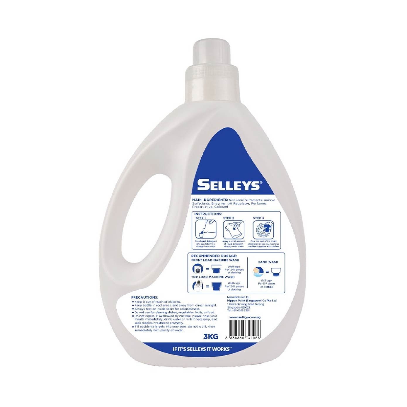 Liquid Laundry Detergent Anti-Bacterial 3kg