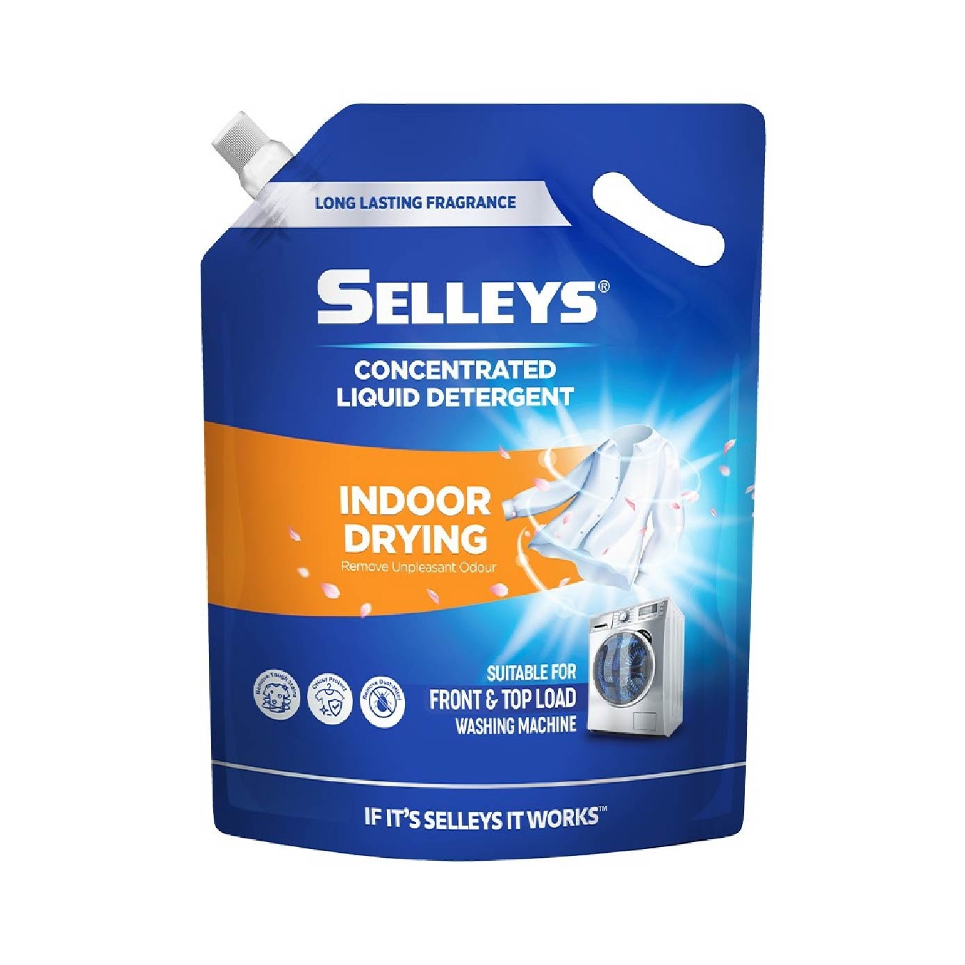 Liquid Laundry Detergent Indoor Drying Refill Pack 2.4kg