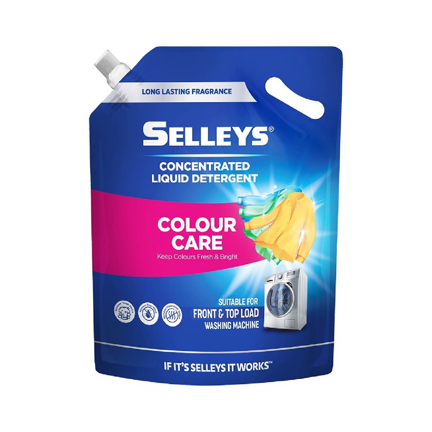 Liquid Laundry Detergent Colour Care Refill Pack 2.4kg